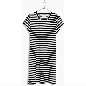 NWOT Madewell Striped Velour Tee Dress